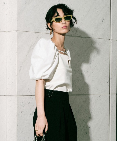 MAISON SPECIAL / 半袖カットソー/FREE/コットン/BLK MAISON SPECIAL 「MAISON SPECIAL」 半袖カットソー FREE ブラック