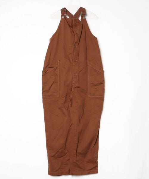 HARVESTY」 オーバーオール 2 ブラウン レディース オーバーオール