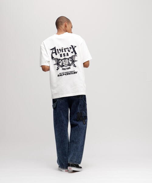 AVIREX tシャツ 「50th Anniversary」GRAPHIC S/S T-SHIRT / 50