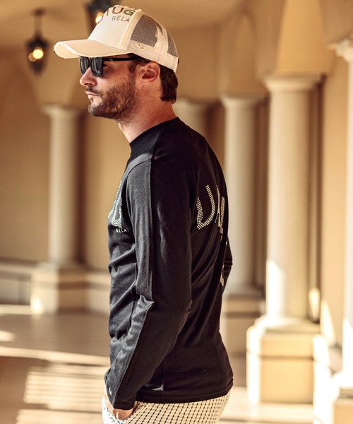 「1PIU1UGUALE3 RELAX 」 長袖Tシャツ L ホワイト メンズ