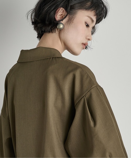 THE Yon ジャケット テーラードジャケット バレルハーフスリーブ