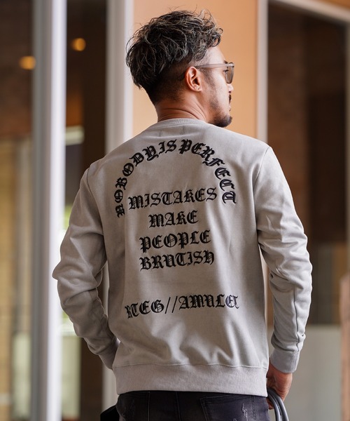 adamsJUGGLER 「adamsJUGGLER」 長袖Tシャツ S グレー メンズ