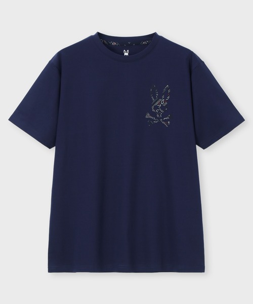 Psycho Bunny（サイコバニー） tシャツ バンダナ柄ワンポイント T