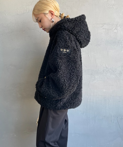 新品　TATRAS/タトラス　IPAMA シープ調 フード付きボアブルゾン　2 TATRAS ブルゾン アウター 「WEB先行予約」「TATRAS/タトラス