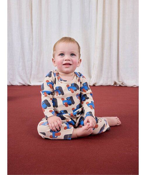 BOBO CHOSES（ボボショーズ） ベビー服 ロンパース 総柄Doggy Mate