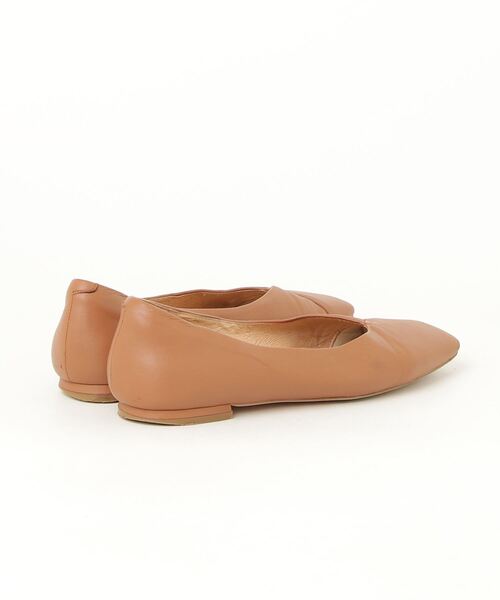 「PICHE ABAHOUSE」 フラットパンプス 35 ブラウン レディース_画像2