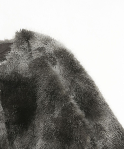 niko and…（ニコアンド） ブルゾン アウター フサフサアソートファー