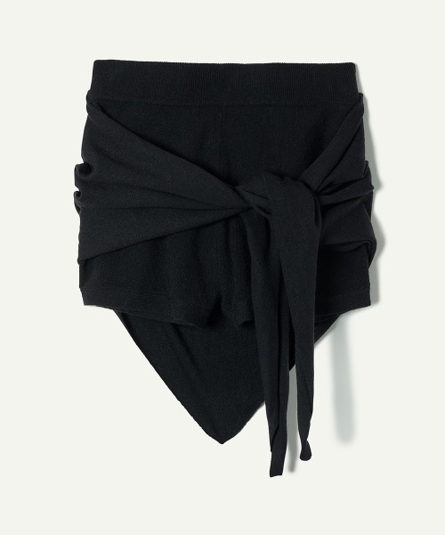 パンツ Scarf Knit Shorts レディース
