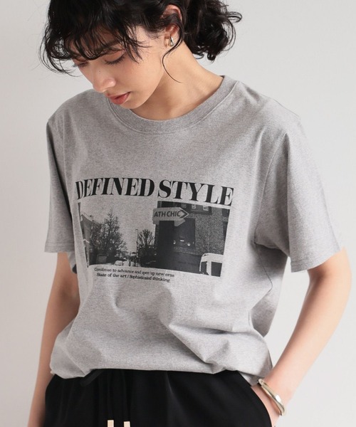 りっくん、バンヤードストーム　半袖トップス２枚グレーホワイト BARNYARDSTORM（バンヤードストーム）の「BARNYARDSTORM / Vネック