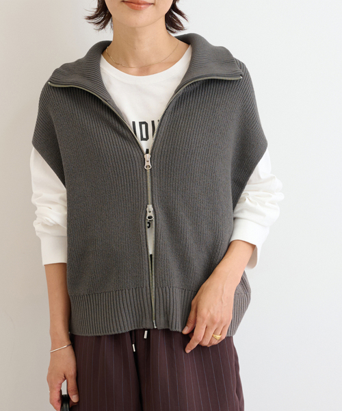 JOURNAL STANDARD relume ベスト ジレ ハイネックジップベスト