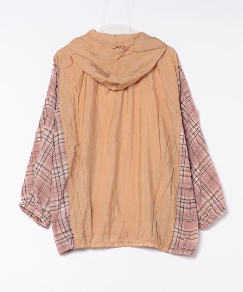 「ScoLar」 ジップアップパーカー M ベージュ レディース_画像2