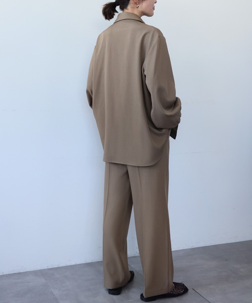 ELFRANK セットアップ セットアップ オーバーサイズ シャツジャケット