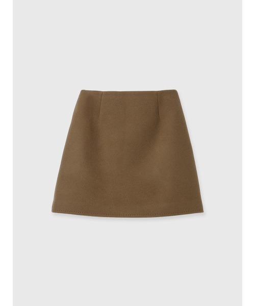 【新品】完売品　anuans　アニュアンス　ウール　ミニスカート anuans（アニュアンス） スカート リバーウールミニスカート
