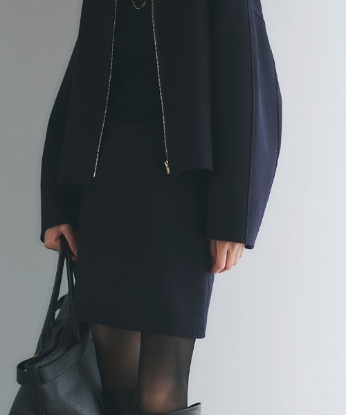 anuans（アニュアンス） スカート リバーウールミニスカート