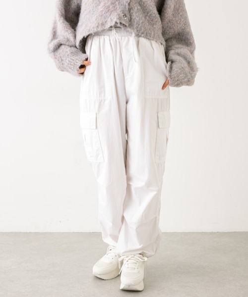 「OLIVE des OLIVE」 カーゴパンツ FREE カーキ レディース_画像5