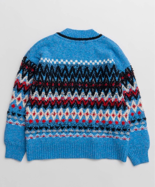 MAISON SPECIAL（メゾンスペシャル） ニット セーター Mokemoke Argyle