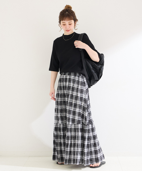 「B.C STOCK」 半袖ニット FREE アイボリー レディース_画像3