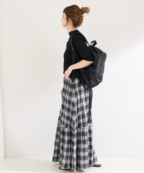 「B.C STOCK」 半袖ニット FREE アイボリー レディース_画像4