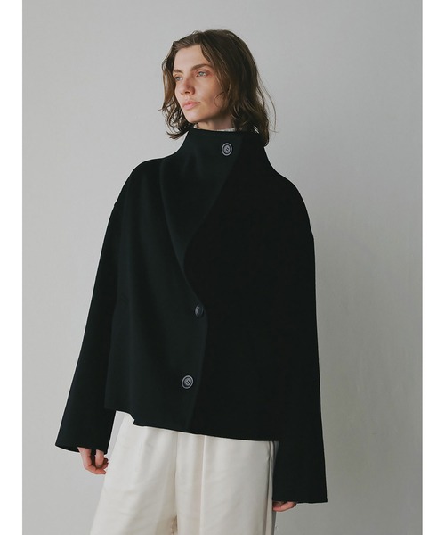 スタイルデリ　ウールカシミヤリバーコートジャケット　未使用 スタイルデリ STYLE DELI 【LUXE】ウールカシミヤリバーコート