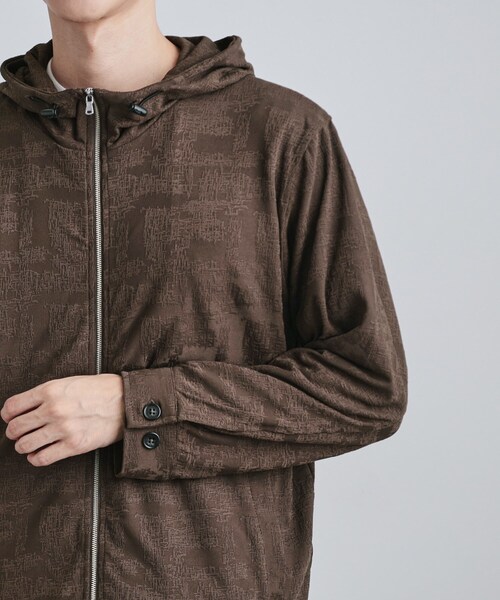 tk.TAKEO KIKUCHI（ティーケータケオキクチ） パーカー ジャカード