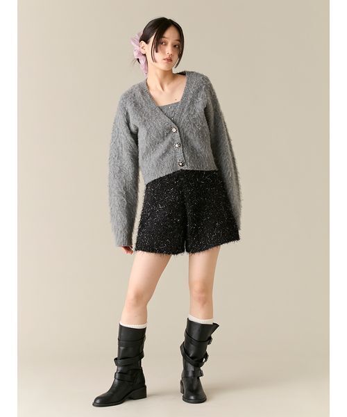 LILY BROWN（リリーブラウン） パンツ ニットショートパンツ