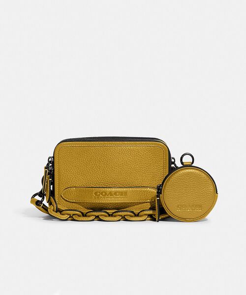 COACH イエロー ショルダーバッグ COACH ショルダーバッグ イエロー