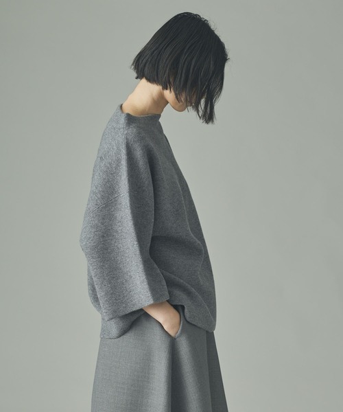 Curensology（カレンソロジー） ニット セーター /ダブルフェイス