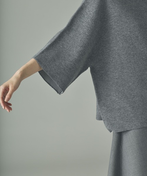 Curensology（カレンソロジー） ニット セーター /ダブルフェイス