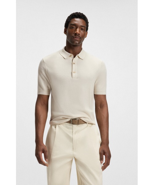 BOSS（HUGO BOSS） ポロシャツ レギュラーフィット ニットポロシャツ