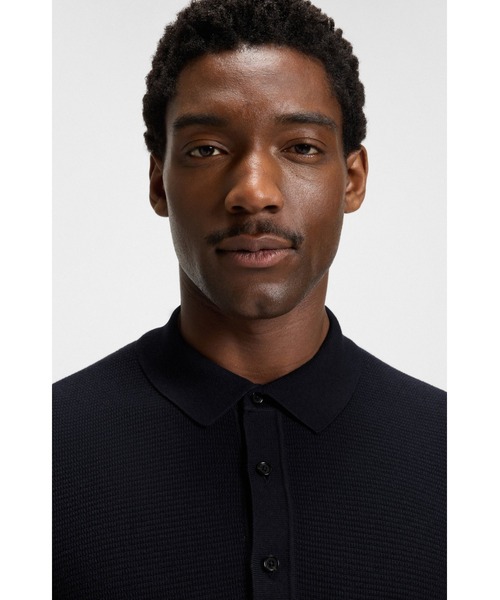 HUGO BOSS 新品未使用　プレミアム　メンズ　ポロシャツ　XL BOSS（HUGO BOSS） ポロシャツ レギュラーフィット ニットポロシャツ