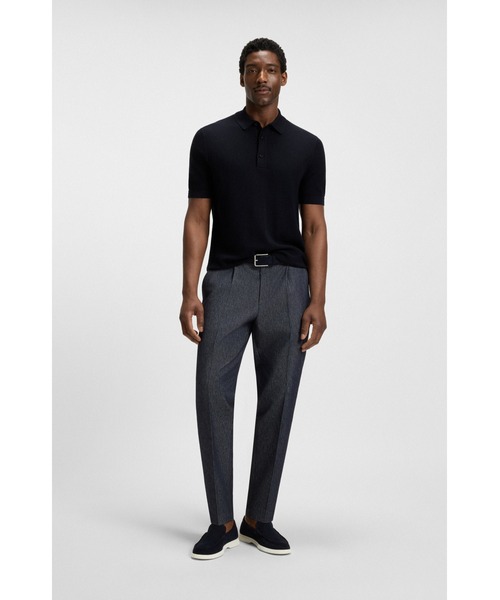 BOSS（HUGO BOSS） ポロシャツ レギュラーフィット ニットポロシャツ