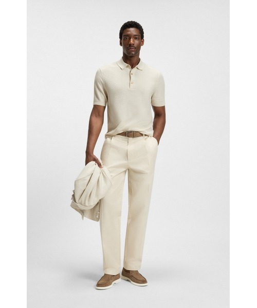 BOSS（HUGO BOSS） ポロシャツ レギュラーフィット ニットポロシャツ