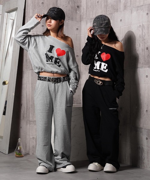 MEMORY ワイドパンツ スウェットパンツ ジャージ 「MEMORY
