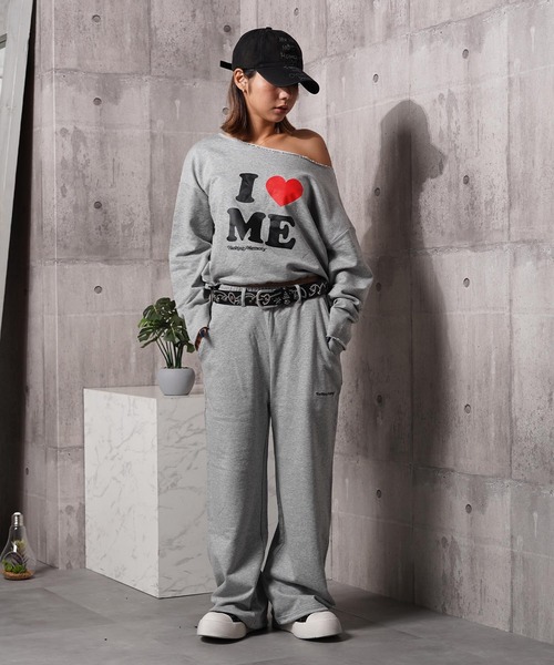 MEMORY ワイドパンツ スウェットパンツ ジャージ 「MEMORY