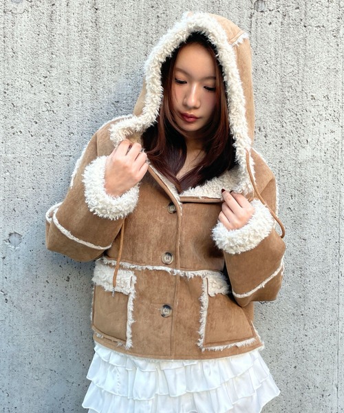 3.3 FIELD TRIP ムートンコート ボアコート 3.3 Field Trip／ムートン