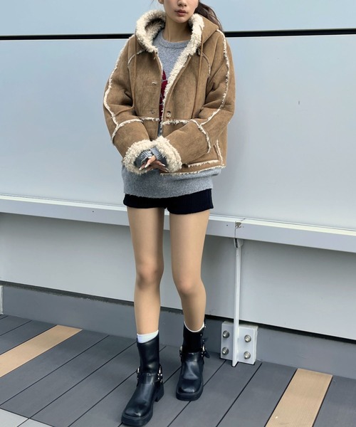 3.3 FIELD TRIP ムートンコート ボアコート 3.3 Field Trip／ムートン