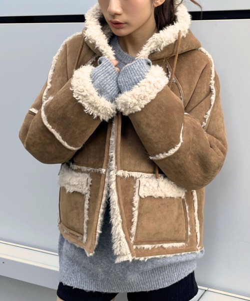 3.3 FIELD TRIP ムートンコート ボアコート 3.3 Field Trip／ムートン