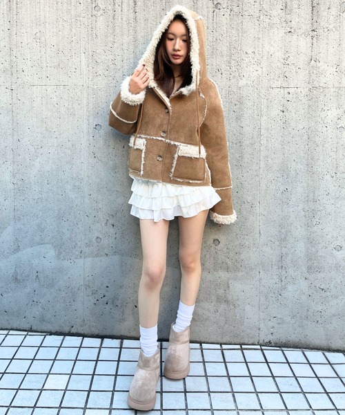 3.3 FIELD TRIP ムートンコート ボアコート 3.3 Field Trip／ムートン