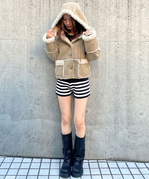 3.3 FIELD TRIP ムートンコート ボアコート 3.3 Field Trip／ムートン