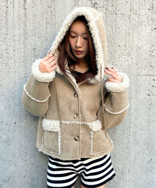 3.3 FIELD TRIP ムートンコート ボアコート 3.3 Field Trip／ムートン