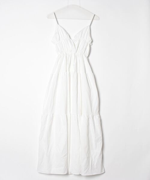 「Dream garden」 キャミソールワンピース FREE ホワイト レディース_画像2