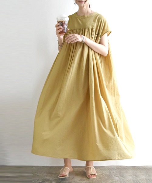 「and it_」 半袖ワンピース M ブラック レディース_画像3