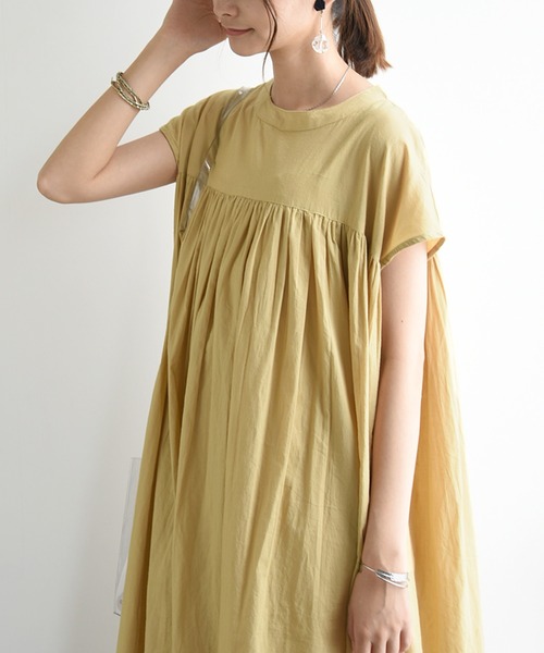 「and it_」 半袖ワンピース M ブラック レディース_画像5