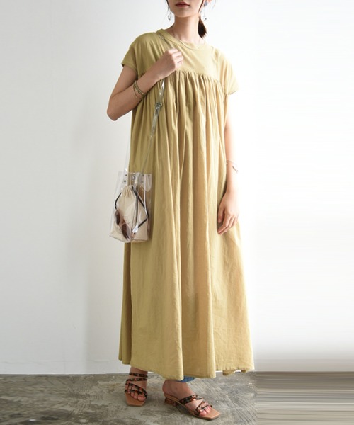 「and it_」 半袖ワンピース M ブラック レディース_画像6