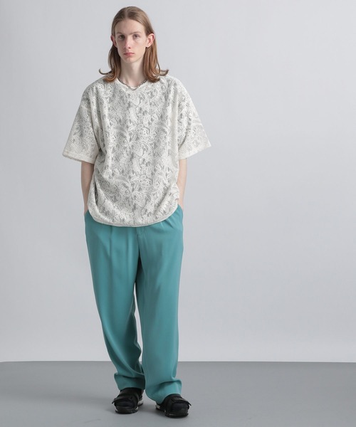 「HARE」 半袖Tシャツ FREE ブラウン メンズ_画像4