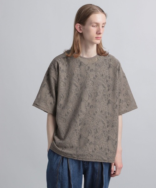 「HARE」 半袖Tシャツ FREE ブラウン メンズ_画像6