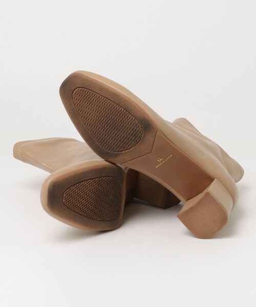 「LEPSIM」 ショートブーツ LL ベージュ レディース_画像3