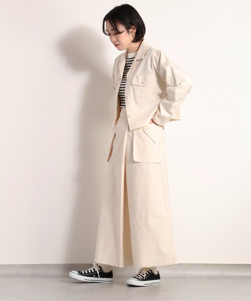 「cepo」 スカート M オリーブ レディース_画像5