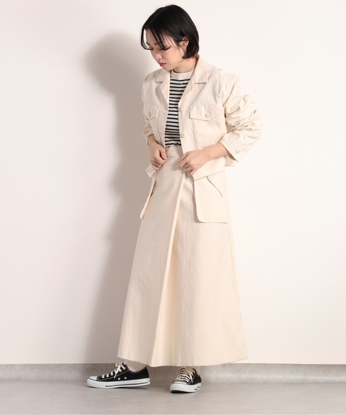 「cepo」 スカート M オリーブ レディース_画像6