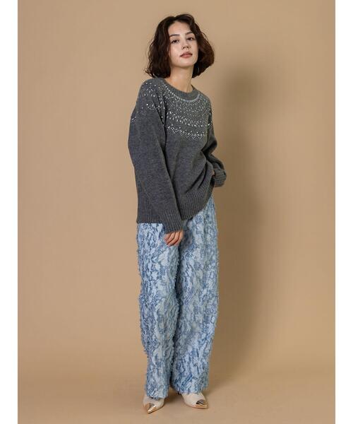 Te chichi CLASSIC（テチチクラシック） パンツ デニムライクカット